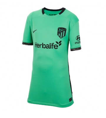 Lacne Ženy Futbalové dres Atletico Madrid 2023-24 Krátky Rukáv - Tretina